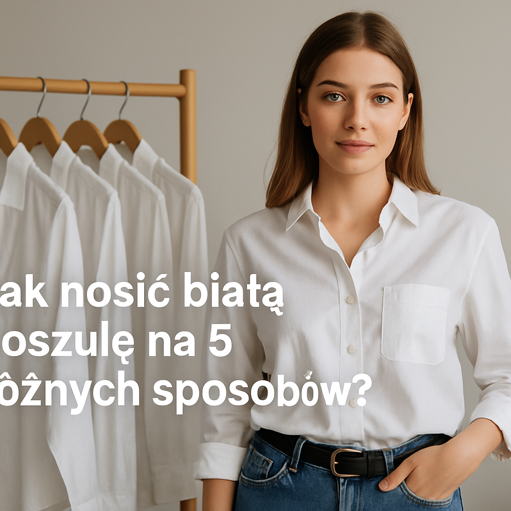 Jak nosić białą koszulę na 5 różnych sposobów?